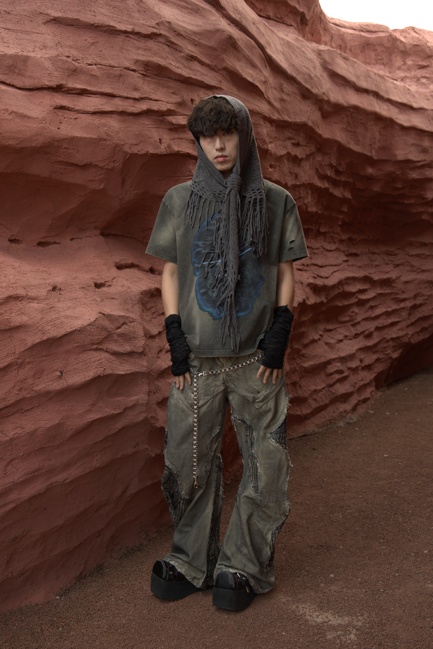 Le Grec Oversized Faded T-shirt