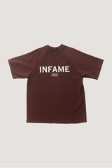 L’INF Oversized Bordeaux T-shirt