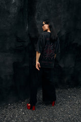 Infame x Komah Jay Oversize T shirt (Black)