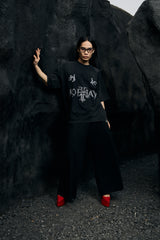 Infame x Komah Jay Oversize T shirt (Black)