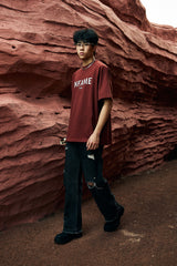 L’INF Oversized Bordeaux T-shirt
