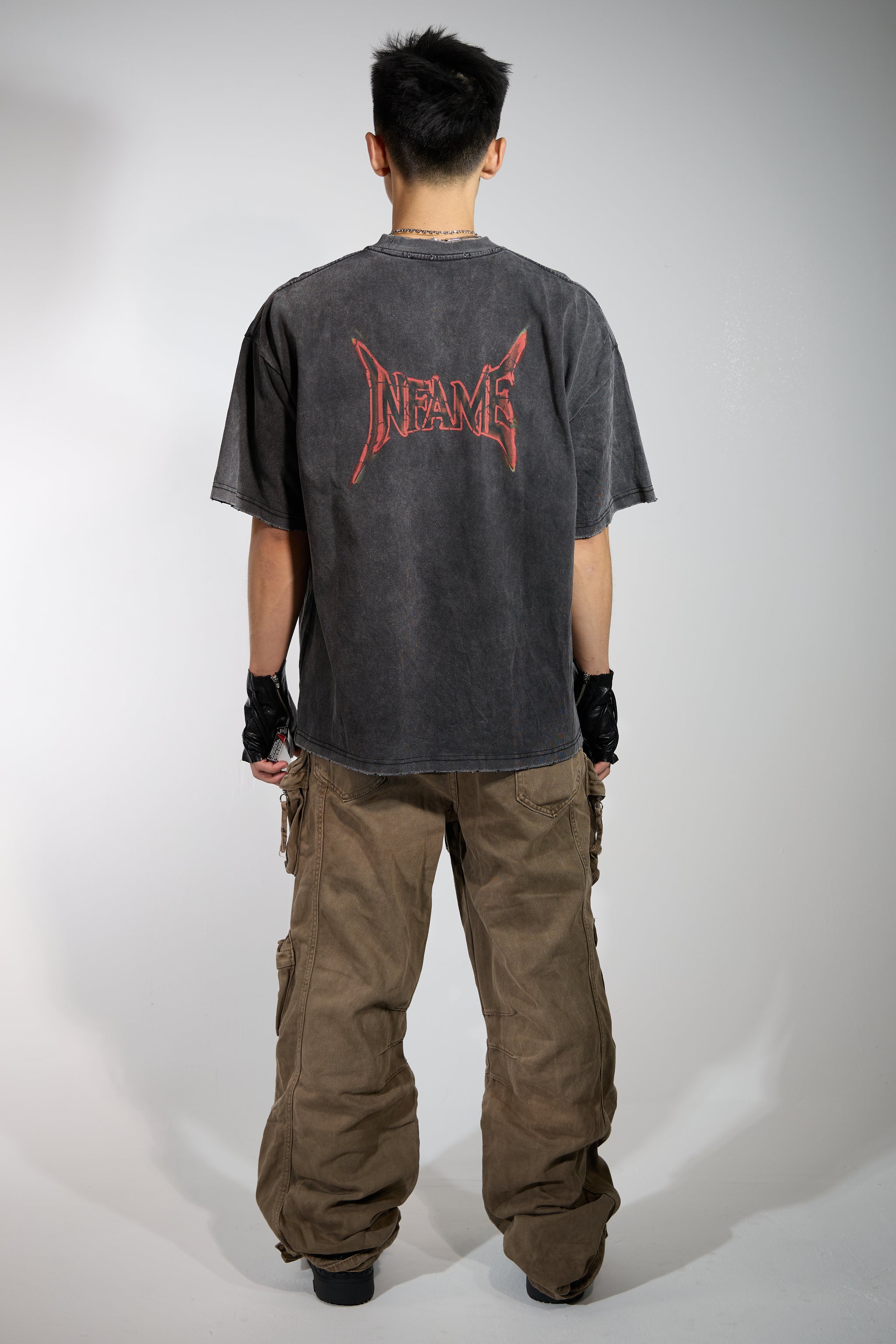 Madness Oversized Faded T shirt