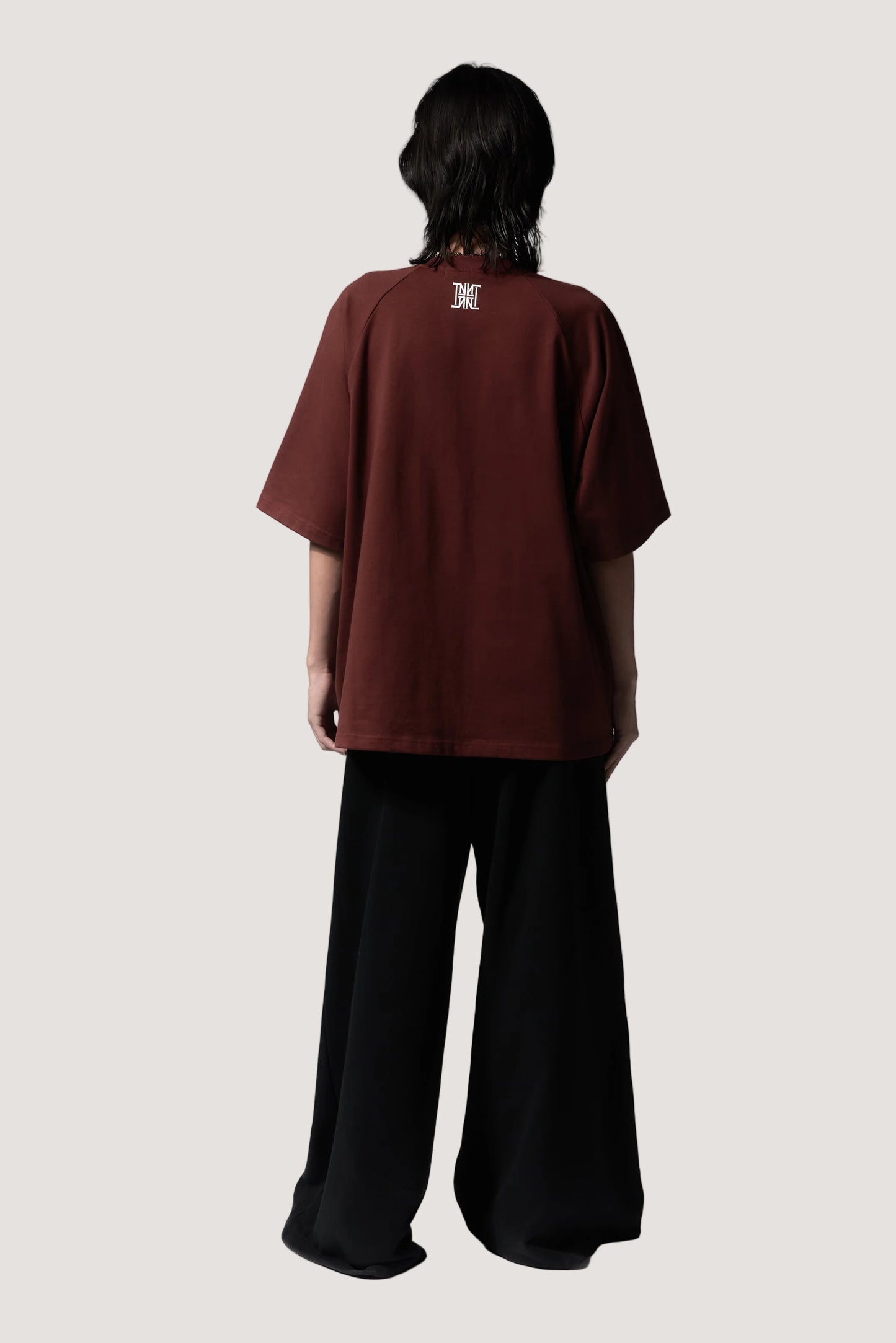 L’INF Oversized Bordeaux T-shirt