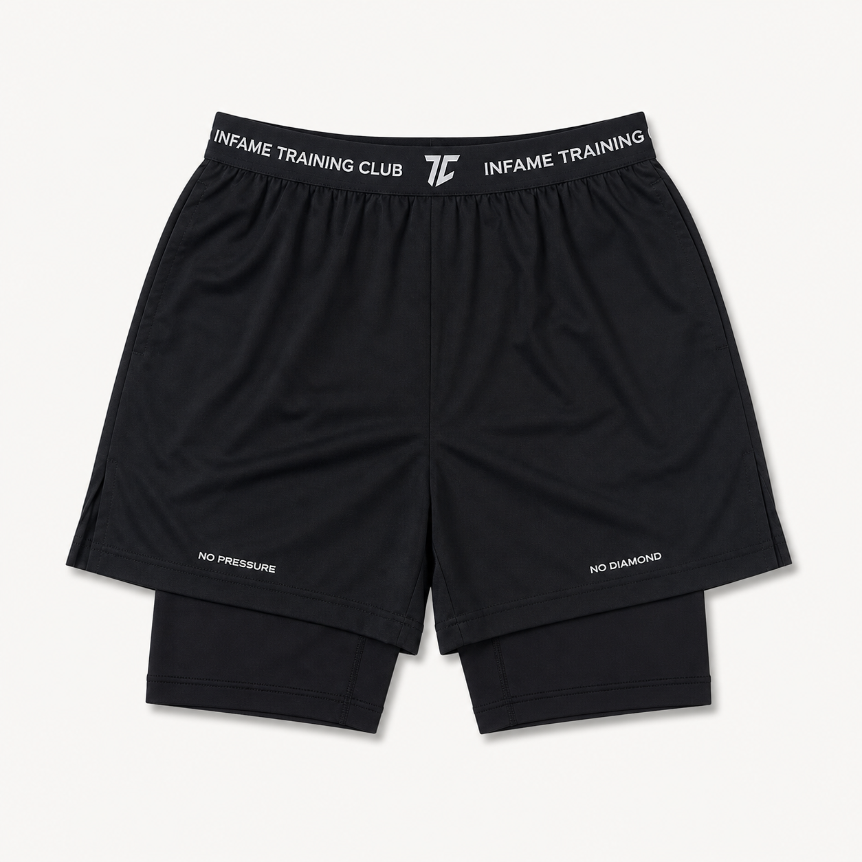 Dual-Layer Athlétique Shorts