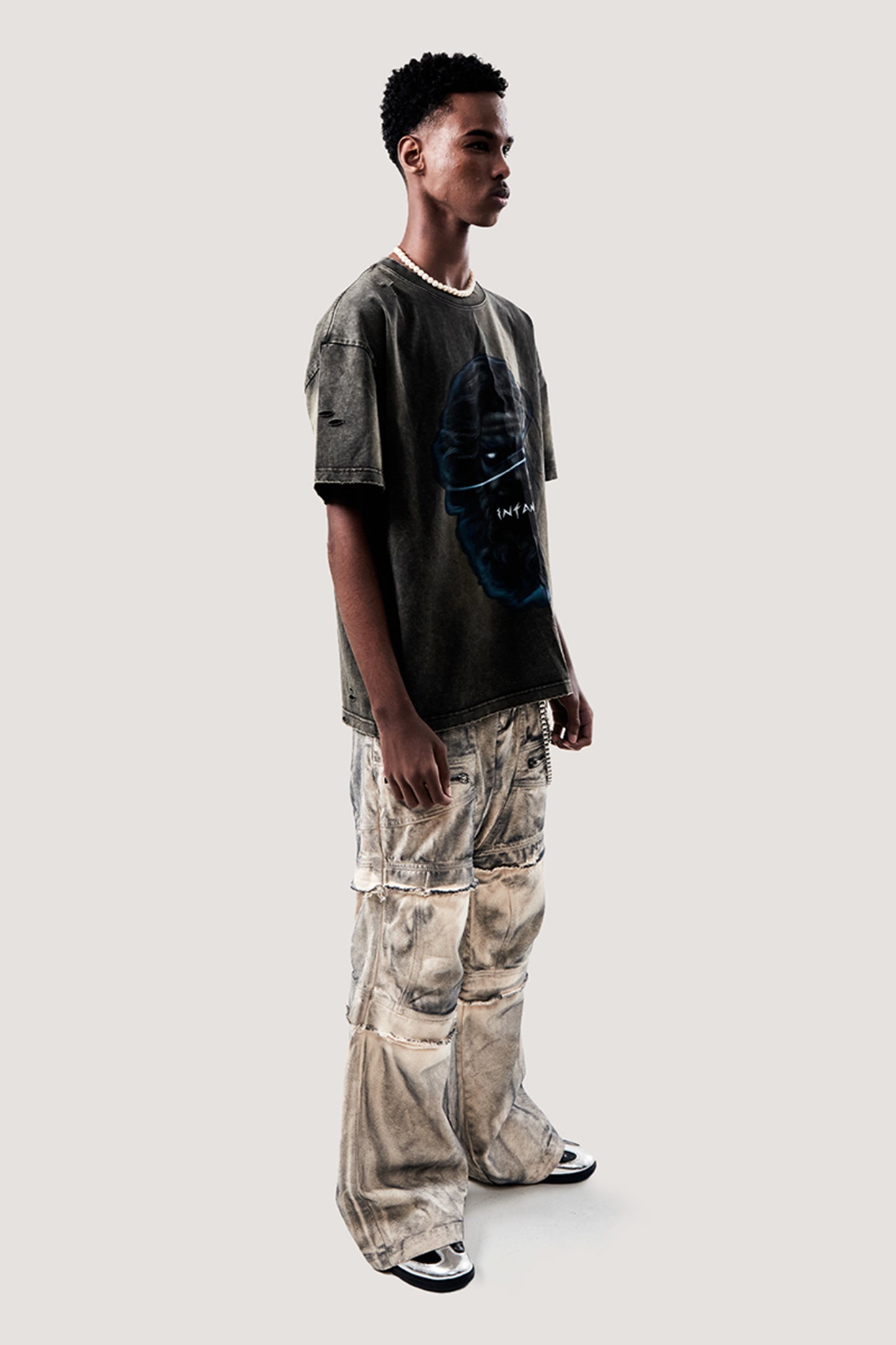 Le Grec Oversized Faded T-shirt