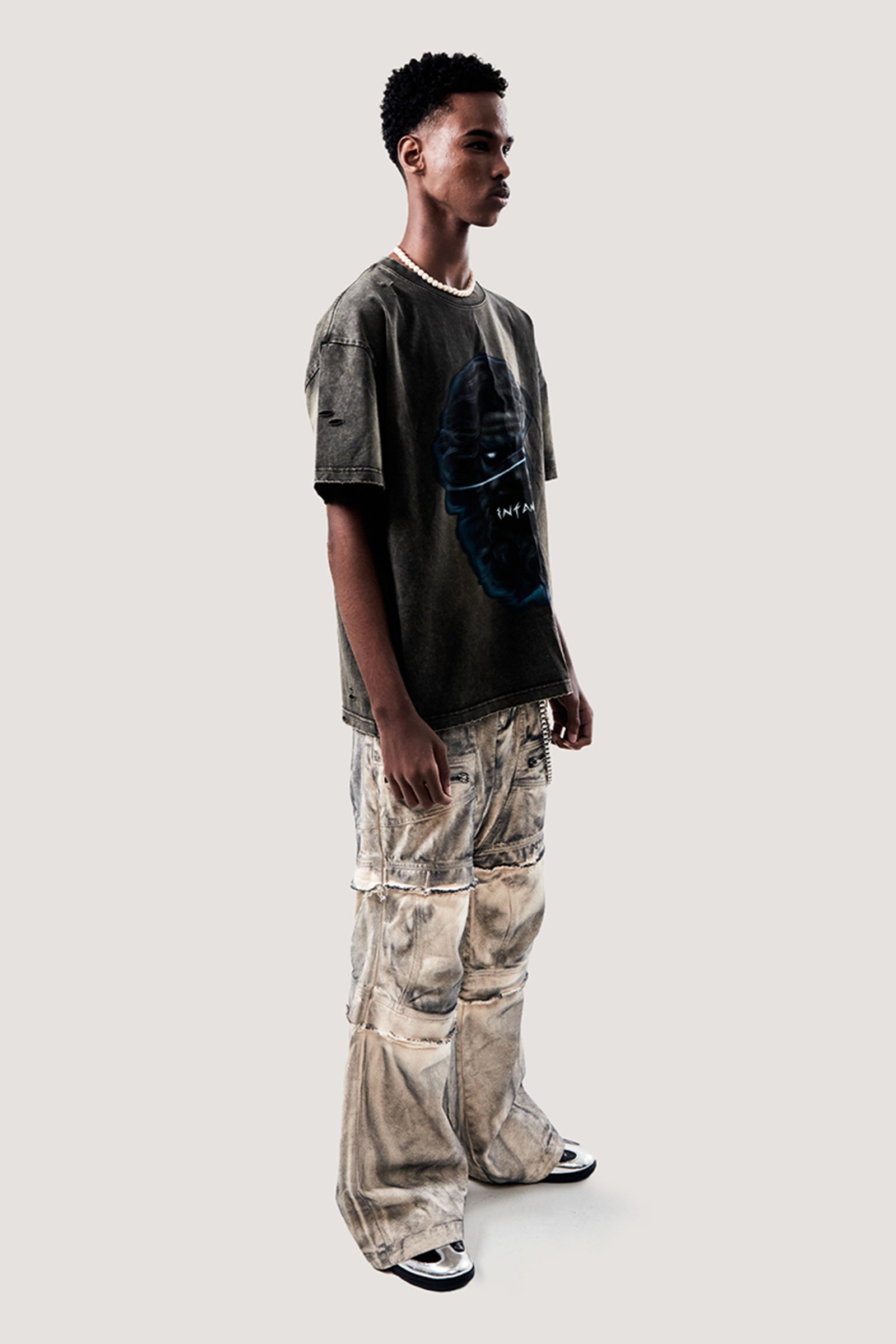 Le Grec Oversized Faded T-shirt