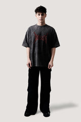 Madness Oversized Faded T shirt