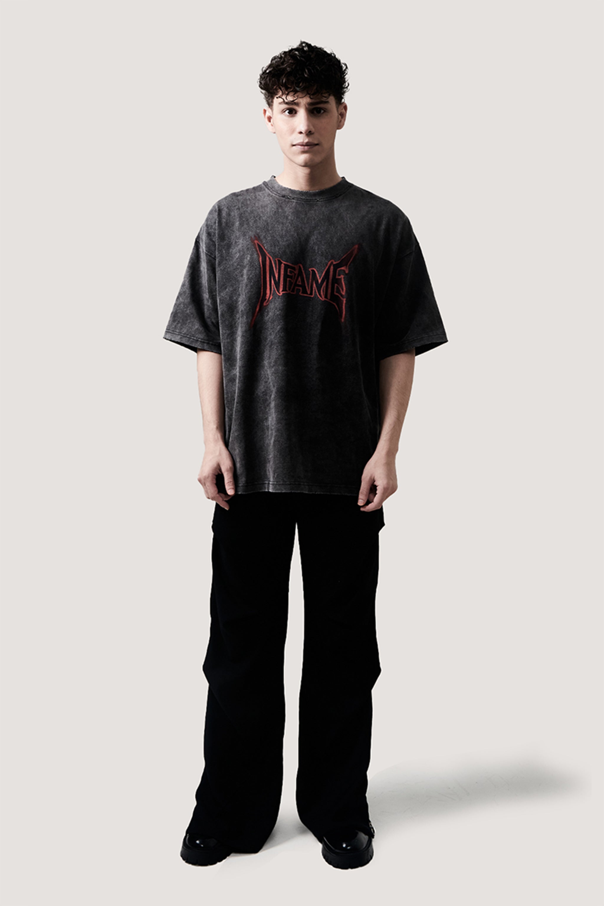 Madness Oversized Faded T shirt