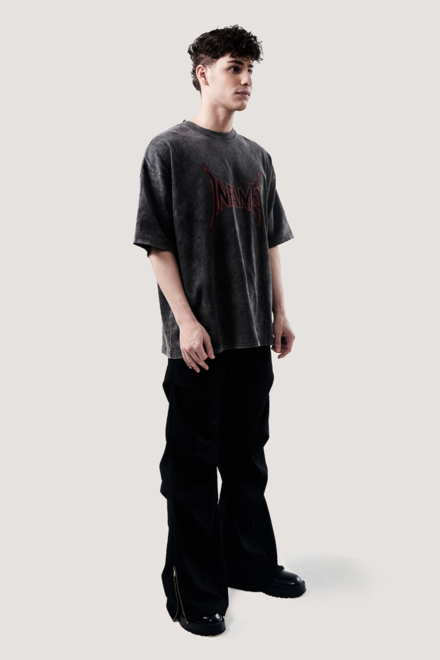 Madness Oversized Faded T shirt